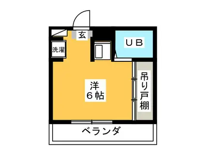 ニットーコーポラス葛西II(ワンルーム/4階)の間取り写真