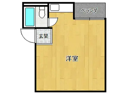 エステートFUKUI(ワンルーム/3階)の間取り写真