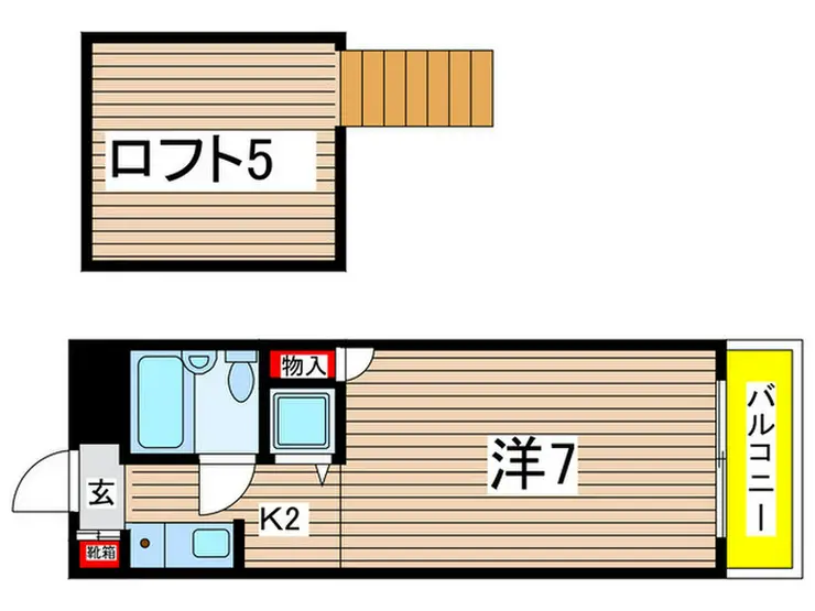 秋山菅マンション 1階階 間取り
