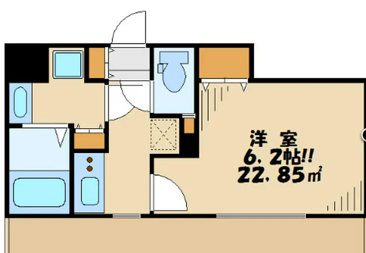 AZEST蒲田南 2階階 間取り