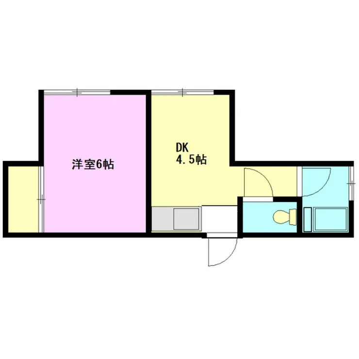 笠間ハイツ 1階階 間取り