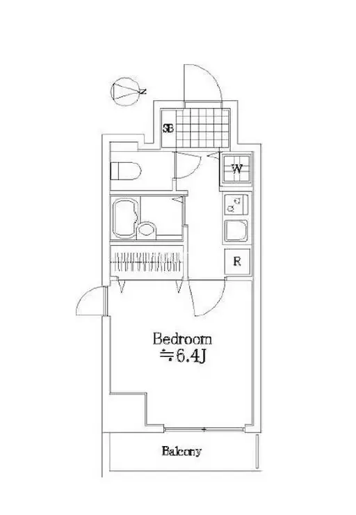 OLIO芝浦 11階階 間取り