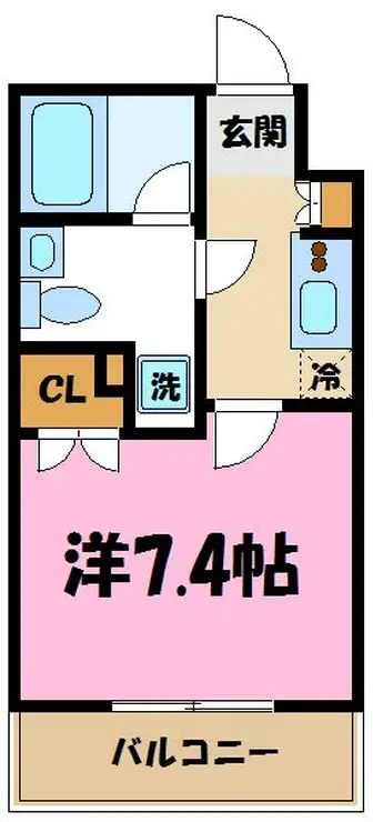 エクセリア溝ノ口 1階階 間取り