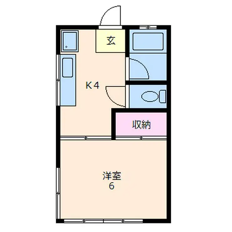 第二ハイツ 1階階 間取り