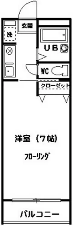 メゾンエスト 1階階 間取り