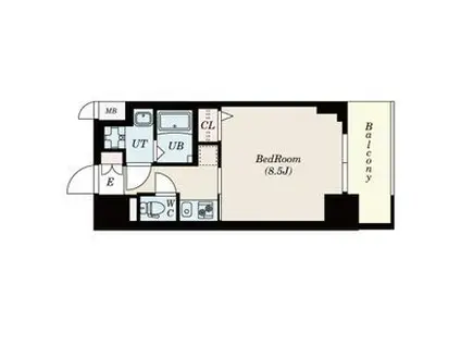 S-RESIDENCE平安通(1K/3階)の間取り写真