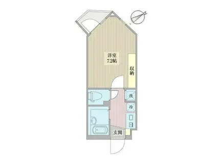 CLASSE(1K/4階)の間取り写真