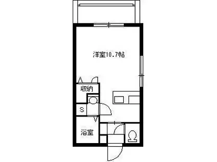 Y´S TERRACE(ワンルーム/3階)の間取り写真