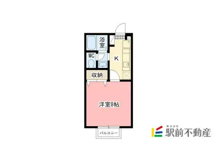 ソフィア・コート(1K/1階)の間取り写真