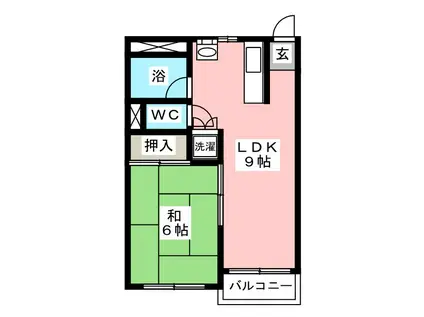 コートハウス芝(1LDK/5階)の間取り写真