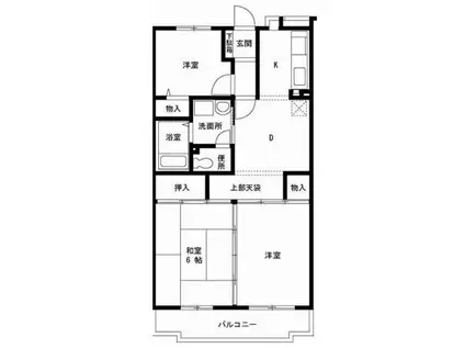 コルテフロリーダ豊玉(3DK/3階)の間取り写真