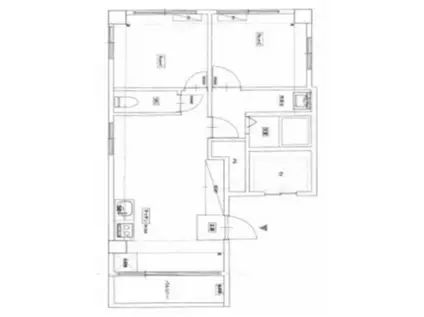 レバランス日暮里(2LDK/6階)の間取り写真