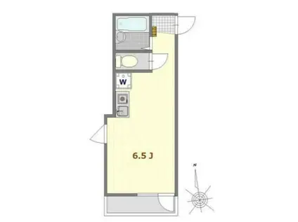 FERIO北砂パークサイド(ワンルーム/3階)の間取り写真