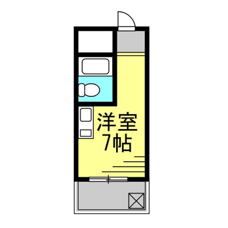 スターヒルズマルサン(ワンルーム/3階)の間取り写真