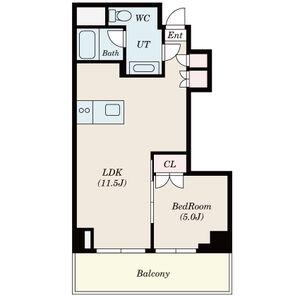 SKBUILDING-7(1LDK/4階)の間取り写真