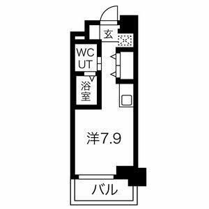 クラリッサ川崎イースト(ワンルーム/5階)の間取り写真