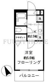 エストゥディオ(1K/3階)の間取り写真