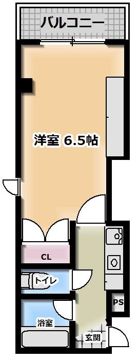 アネックス高橋(1K/1階)の間取り写真