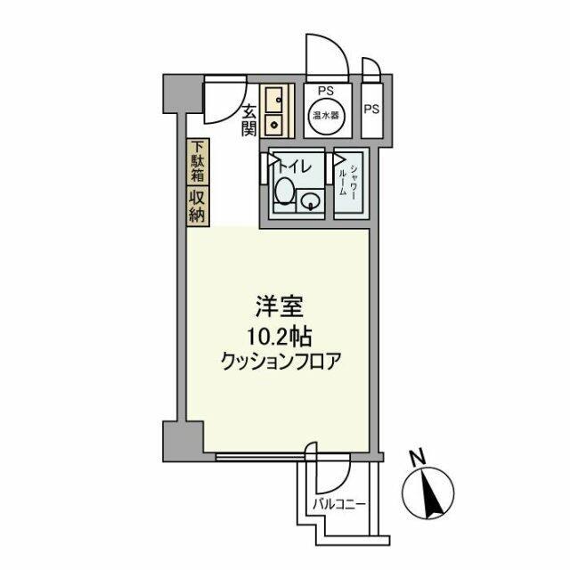 サンモール道玄坂(ワンルーム/4階)の間取り写真