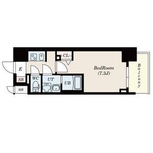S-RESIDENCE東海通(1K/11階)の間取り写真