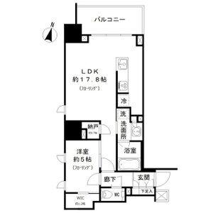 プラウド久屋大通(1SLDK/15階)の間取り写真