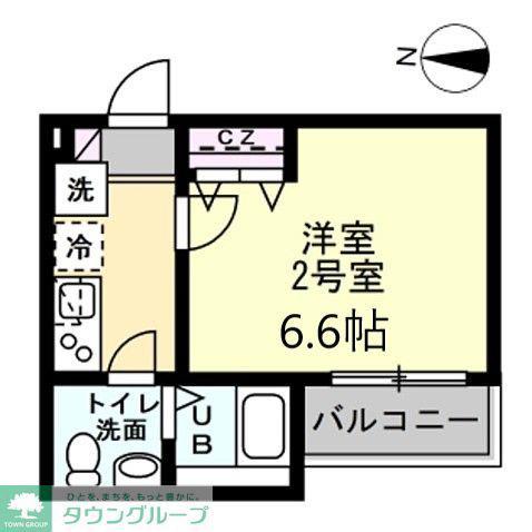 SOLEIL D OR 長後(1K/1階)の間取り写真