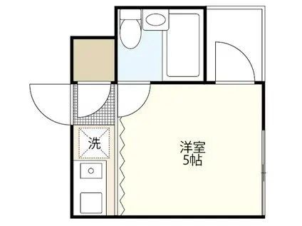 リブレ榎町(ワンルーム/5階)の間取り写真