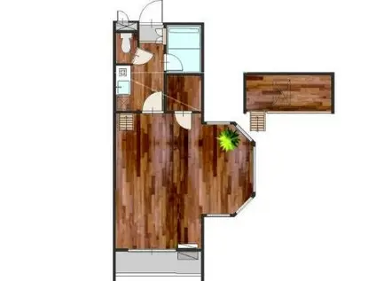 セザンヌ野依2(1K/2階)の間取り写真