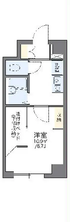 レオパレス宇田川町マンション 5階階 間取り