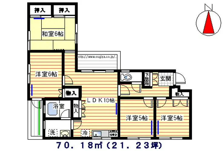 桜台コートハウス 1階階 間取り