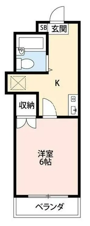 シャトル日新 4階階 間取り