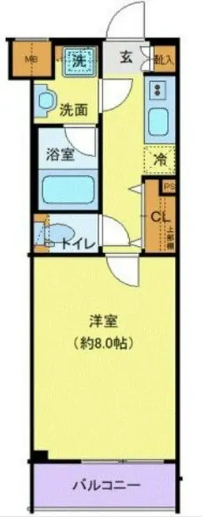 プレール・ドゥーク高井戸 3階階 間取り