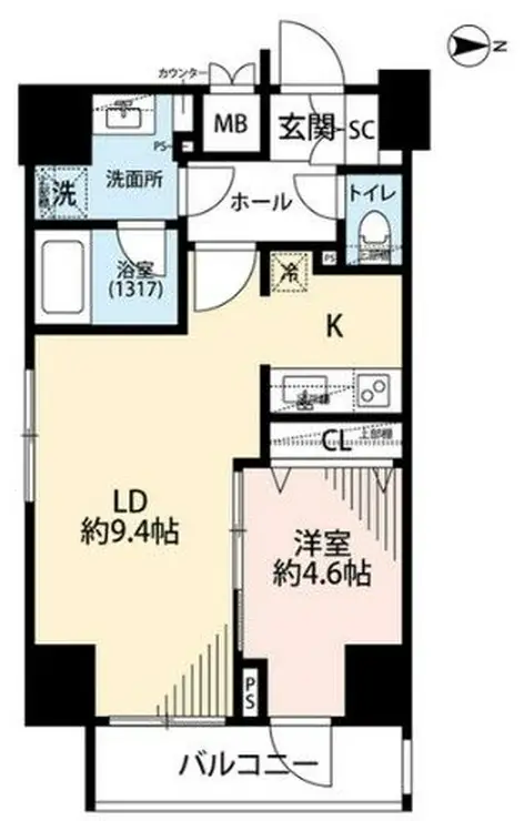プレール・ドゥーク文京湯島 3階階 間取り