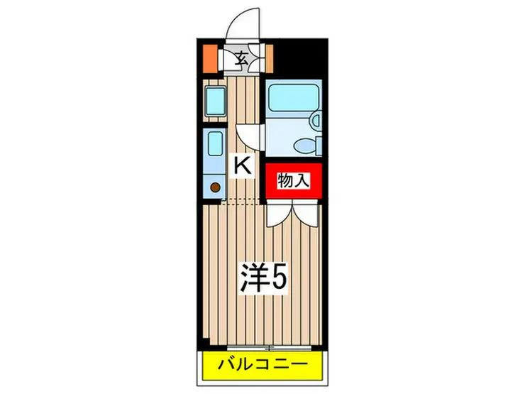 ペガサスマンション生田 2階階 間取り