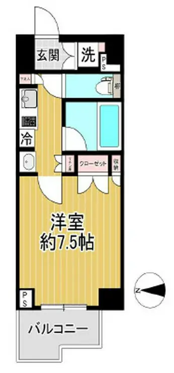 ルーブル板橋区役所前 13階階 間取り