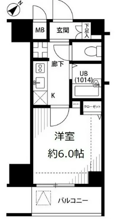 プレール・ドゥーク上北沢 9階階 間取り