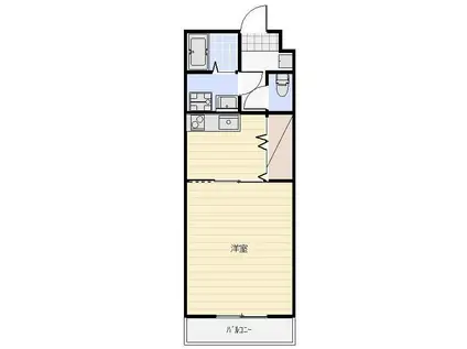 FORCEVI(1K/4階)の間取り写真