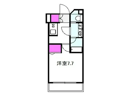 LASANTE京橋(1K/6階)の間取り写真