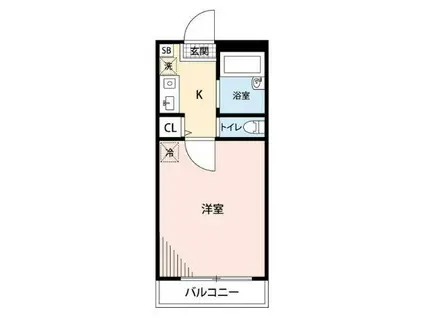 マイナビSTAY錦町4(1K/2階)の間取り写真