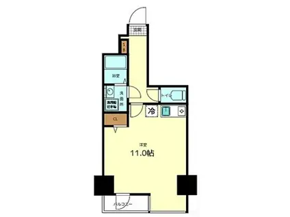 アクセス淀橋(ワンルーム/9階)の間取り写真