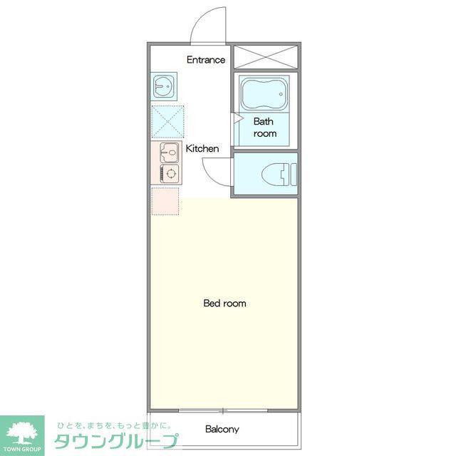 REZET高島平(ワンルーム/2階)の間取り写真