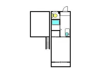リモージュタケヤ(1K/2階)の間取り写真