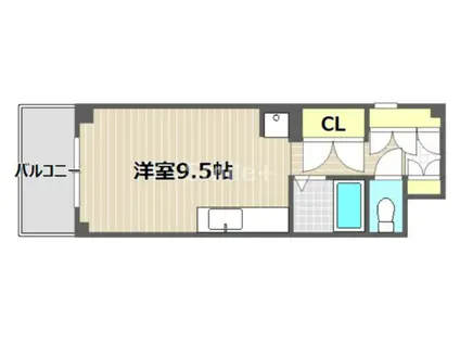 川入アサヒマンション(1K/1階)の間取り写真