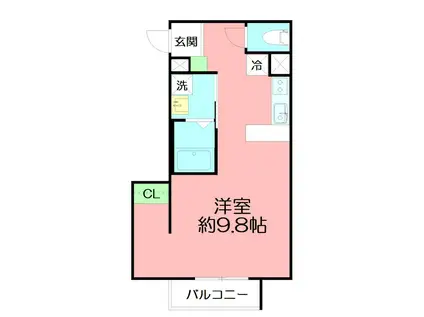 伊勢原桜台2丁目計画(ワンルーム/2階)の間取り写真
