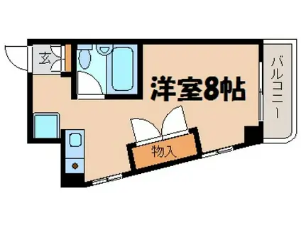 JI BUILD I(ワンルーム/2階)の間取り写真