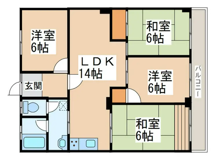 久保田ビル 3階階 間取り