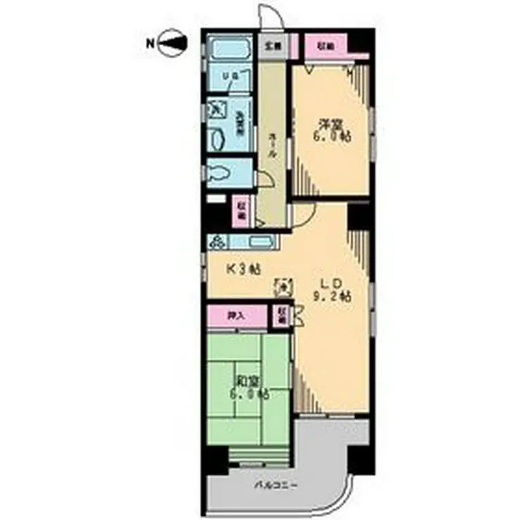 ヴァンヴェール 5階階 間取り