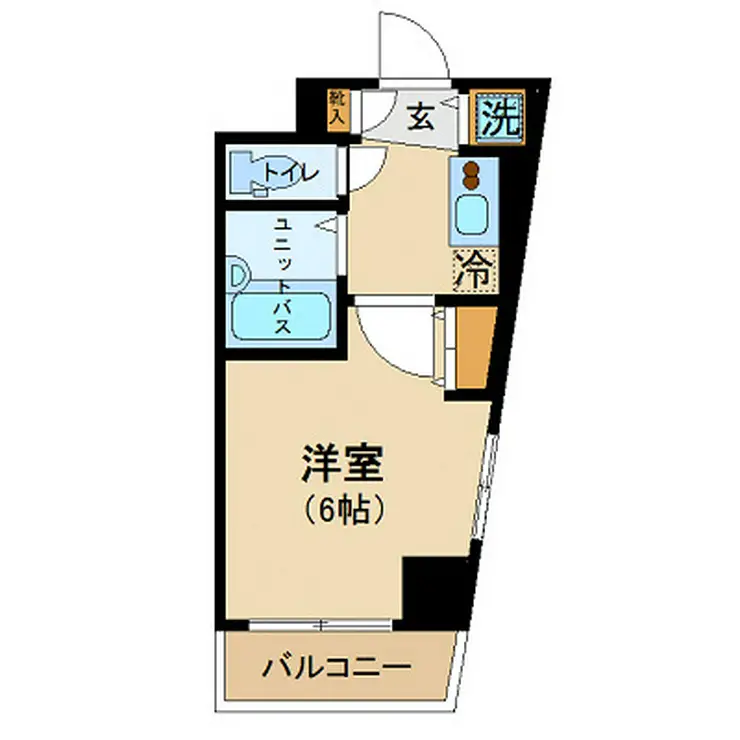 プレール・ドゥーク水天宮II 9階階 間取り
