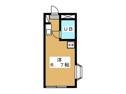 サンレイコート帝京大塚(ワンルーム/4階)の間取り写真