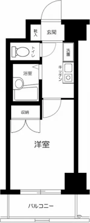 ガラ・シティ笹塚 6階階 間取り